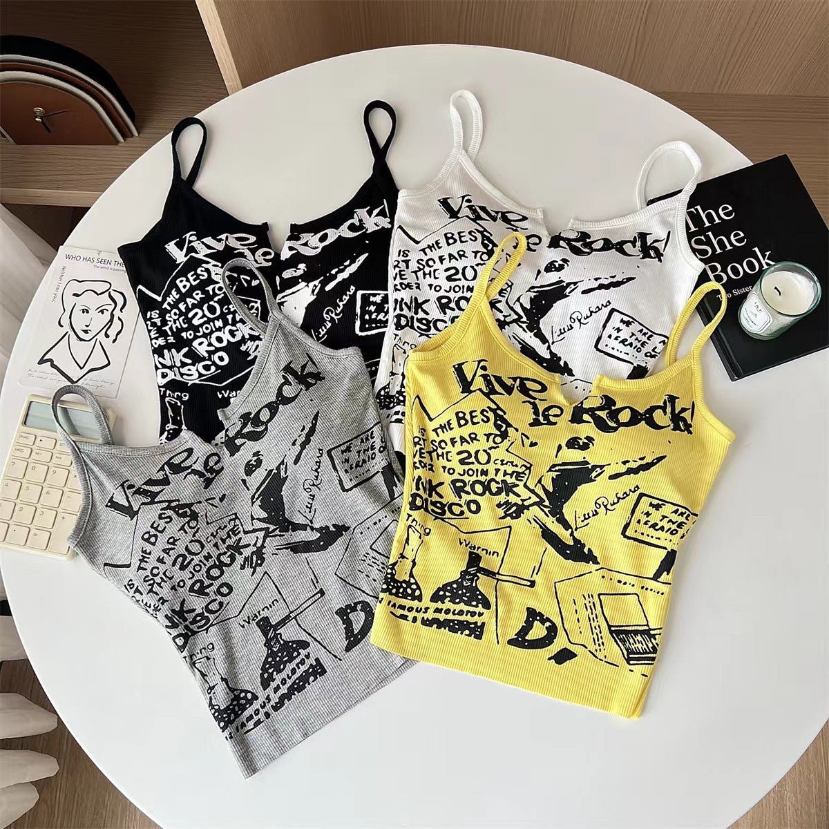 Pure Desire Style Short Letter Printing Sling