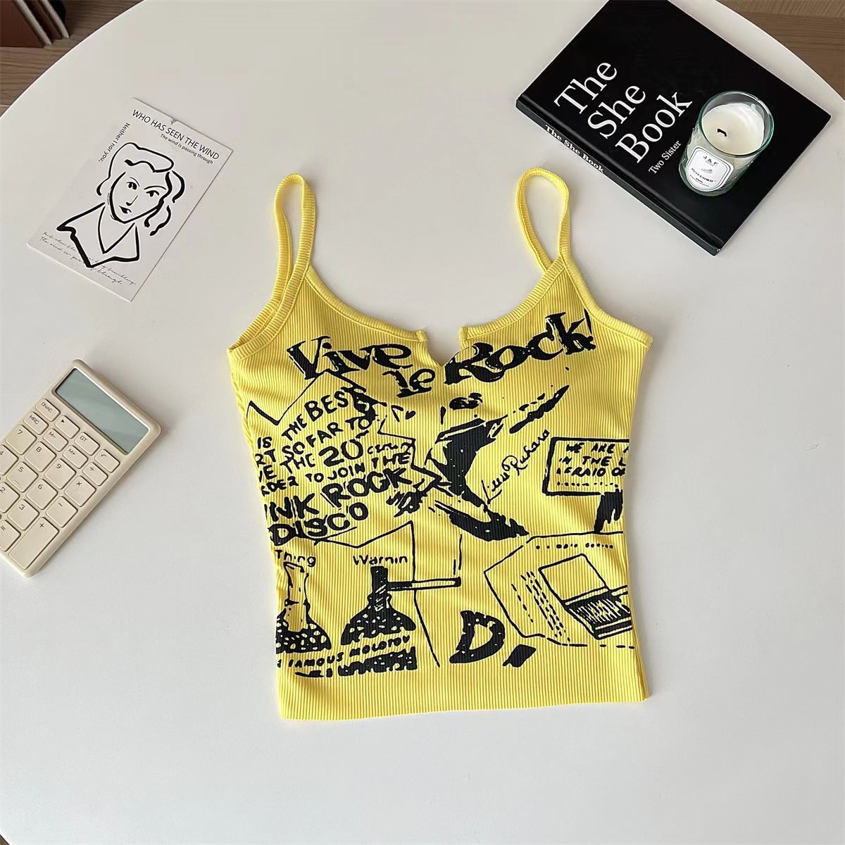 Pure Desire Style Short Letter Printing Sling