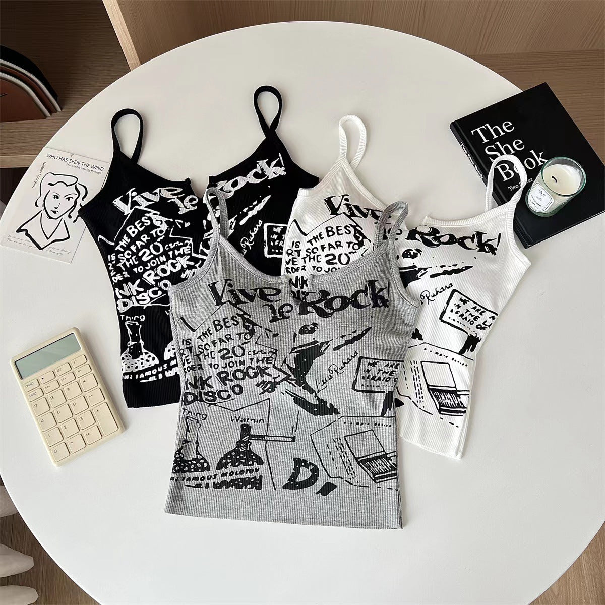 Pure Desire Style Short Letter Printing Sling